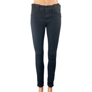 J Brand Women's Black Low Rise Slim Fit Stretch Skinny Leg Denim Jeans Pants 25